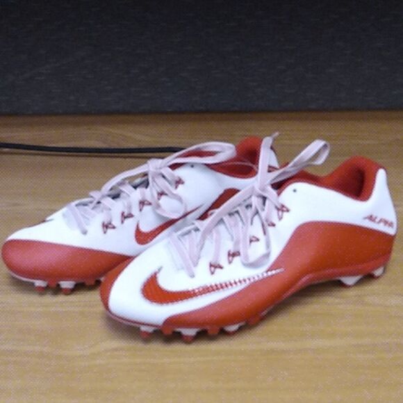 New Nike Alpha Nike skin Cleats size 13.5 red white main image 7
